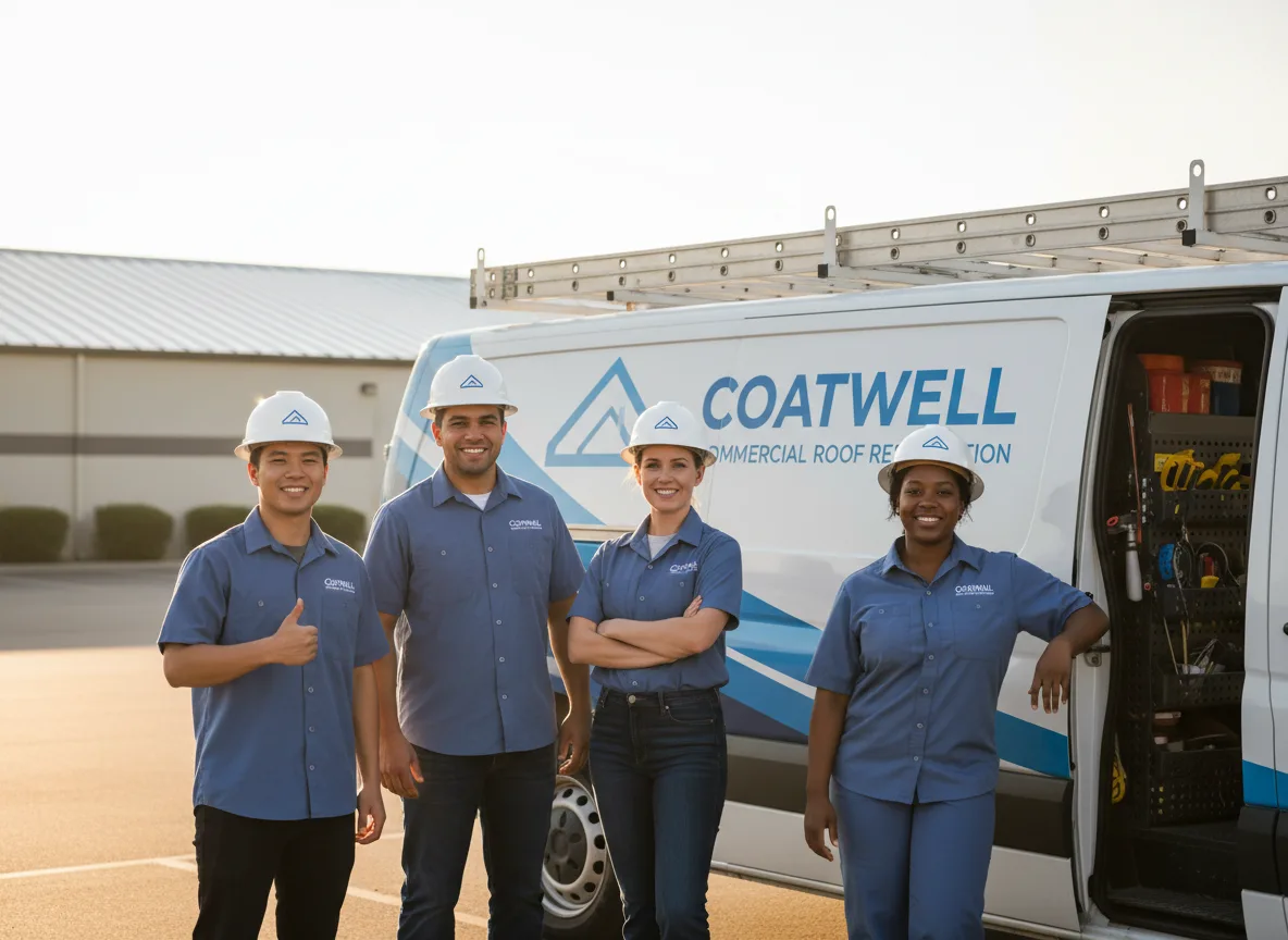 Commercial roof coating company in Longville, LA